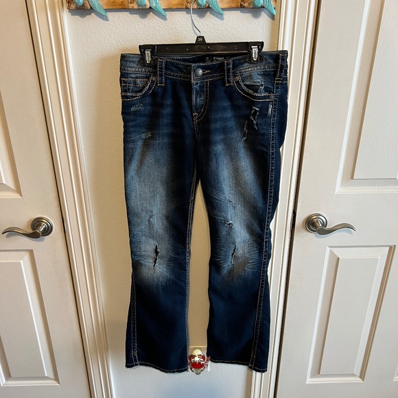 Silver Jeans Denim - SILVER JEAN Distressed Low Boot